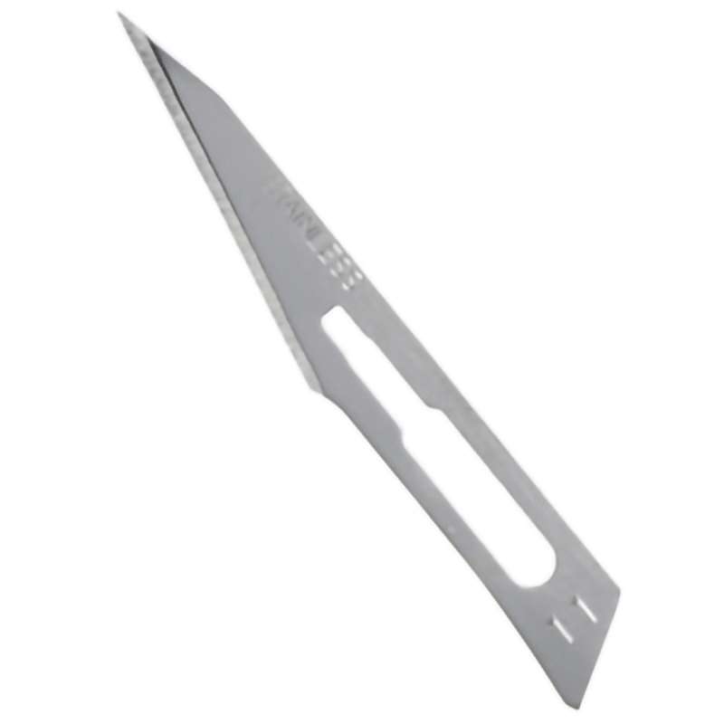 Scalpel Blade, #11, Stainless, .015" Thick, 100/Pk